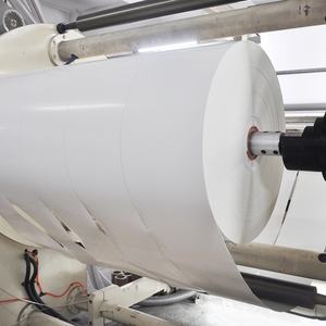 Rouleau Jumbo Populaire Auto-Adhésif en BOPP Blanc Brillant 60mic avec Glassine Acrylique Blanche 60gsm 1080mm X 2000m - Product Image 2