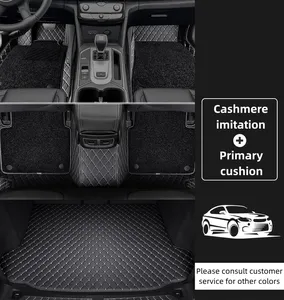 2023 Hot Selling Car Mats Luxury 5d Waterproof Mat Business Universal Car Rug Trunk Boot Liner 7d Floor Rubber Support 50 Sets