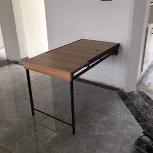 <span class=keywords><strong>Tavolo</strong></span> da Pranzo Pieghevole in Legno <span class=keywords><strong>con</strong></span> Piano Mobile, Arredamento per <span class=keywords><strong>Cucina</strong></span> e Casa, <span class=keywords><strong>Tavolo</strong></span> Salvaspazio <span class=keywords><strong>a</strong></span> <span class=keywords><strong>Parete</strong></span> - Product Image 4