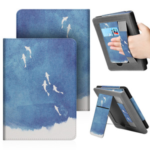 Funda de Cuero PU Premium AilesTecca con Ranura para Tarjetas y Correa de Mano para <span class=keywords><strong>Kindle</strong></span> Paperwhite 11ª/12ª Generación 2021-2024 - Product Image 3