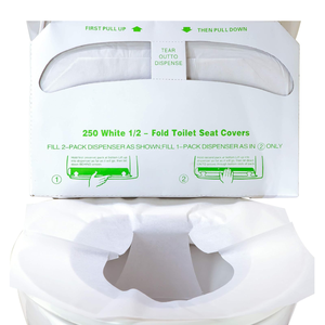 Housses de siège de <span class=keywords><strong>toilette</strong></span> jetables en papier biodégradable - Product Image 2