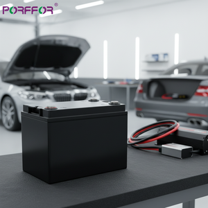 Аккумуляторная батарея PORFFOR LFP-P1220 12В 20Ач LiFePO4 с жидкими элементами, портами USB Type-C и дисплеем для электрических инвалидных колясок, солнечных систем хранения энергии, лодок - Product Image 5