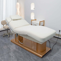 Table de massage de luxe Lingvita Elegant Beauty Bed, mobilier de salon réglable, unité de traitement de physiothérapie confortable