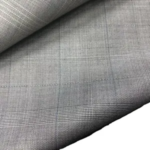 Classical Merino Wool Fabric Wool Plaid Fabric Men's Suit Fabric