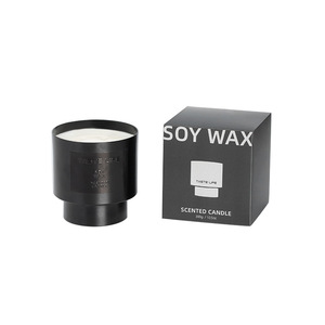 Vela Aromática de Lujo <span class=keywords><strong>BYME</strong></span>, Cera de Soya Premium en Recipiente Metálico en Forma de Copa, Hecha a Mano Semimanual con Aroma a Gardenia - Product Image 5