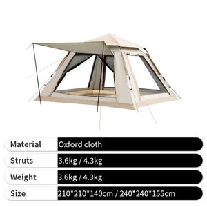 2024 Wholesale Promotion Instant Pop up Camping Tent Beach Outdoor Easy <b>Set</b> up Tent for Business - Product Image 2