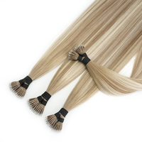 Extensions de cheveux humains Lanmuse Nano Ring, 100% cheveux vierges Remy russes, pointe nano invisible sans couture pour salon, vente en gros