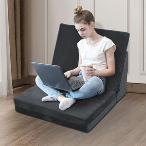 <b>Folding</b> Beanbag Mattress <b>Sofa</b> <b>Bed</b> Foam Mat Multifunctional Rectangular For Camping Picnic Office Nap Adult Child Pet Use - Product Image 1