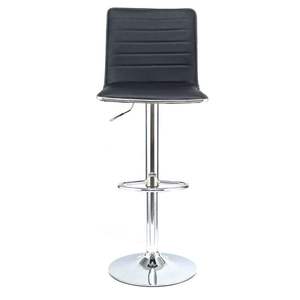 Silla de Bar Moderna Giratoria y Ajustable, Taburete de Bar Acolchado de Cuero Sintético con Altura Ajustable para Barra de Cocina o Isla - Product Image 4