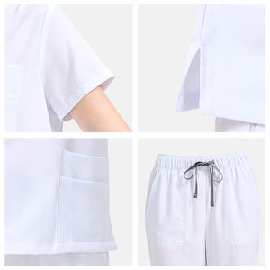 2025 nuovo prodotto di alta qualità Logo personalizzato OEM dentale ospedale scrub uniformi XL scrub medici per medici uomini salone di bellezza - Product Image 6