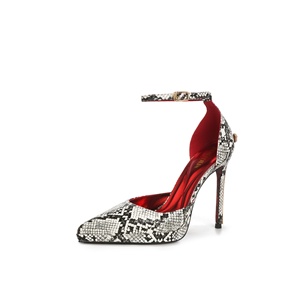 Nouvelles Sandales Femme 2026 à Talon Aiguille Super Haut Doré, Semelle Rouge, Style Royal, Bout Pointu, en Cuir Verni avec Bride - Product Image 6