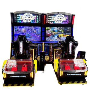 Machine de jeu d'arcade simulateur de course automobile avec écran 3D dynamique de 55 pouces et accepteur de billets à monnayeur - Product Image 3