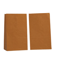 Sac en papier SOS 2023, sacs en papier brun kraft personnalisé, logo imprimé, fabricant de sacs en papier convivial
