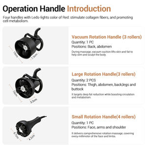 新しい到着ロシアボディマッサージローラーマシン4ヘッド - Product Image 2