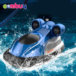 Bateau de course <span class=keywords><strong>télécommandé</strong></span> avec éclairage, mini jouet à grande vitesse, hovercraft RC - Product Image 4