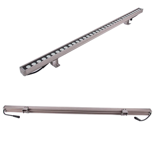 Straight LED Linear Wall Washer <b>Light</b> IP67 Waterproof 18W Outdoor RGB/RGBW <b>DMX</b> Facade Lighting with Aluminum Alloy Ra90 DC24V - Product Image 1