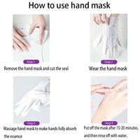 OEM Masker Sarung Tangan Spa Label Pribadi, Masker Anti Penuaan untuk Kulit Kering Pemutih Tangan