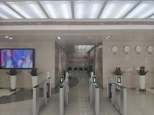 1-Way Bidirectional Passage Access Control Security Gates Safety Swing <strong>Barrier</strong> Gate RFID/Face Recognition Anti-Pinch Turnstile - Product Image 5