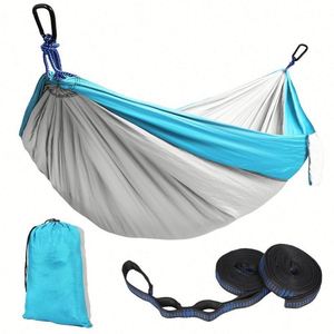 Hamaca Portátil de Nailon para Acampar SP - Asiento Individual/Doble, Capacidad de 300 kg, Ligera, 700 g, 265x140 cm, Accesorio para Exteriores, Uso para Adultos - Product Image 6