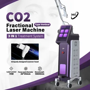 Máquina profissional de Co2 Laser para remoção de listras de pele, fracionária para apertar vaginais