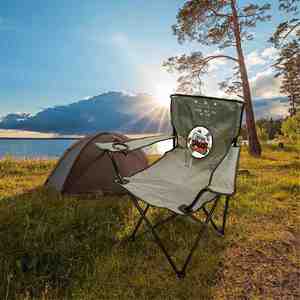 เก้าอี้ตกปลาแบบพกพา เก้าอี้ชายหาดพับได้ เก้าอี้แคมป์ปิ้งแบบพกพา - Product Image 1