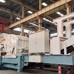 Estación de Trituración Móvil con Ruedas, Trituradora de Roca Portátil para Minería y Canteras, Accionamiento Hidráulico Eficiente - Product Image 2