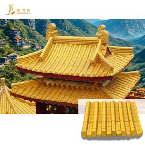 Cao cấp sang trọng Cung điện, Võ đường, Cung điện Hoàng gia, KHÁCH SẠN VƯỜN màu vàng lợp ngói Composite tấm lợp - Product Image 1
