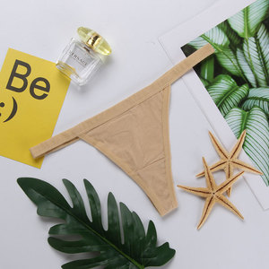 Nuevas bragas de algodón sexys para mujer, tanga de cintura baja, color sólido, transpirables, sin costuras, para chicas jóvenes - Product Image 6