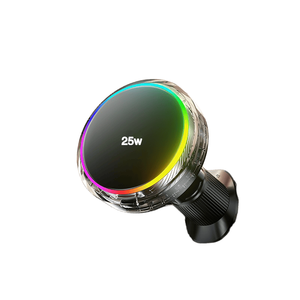 New Multifunctional 25W Super Fast Charging Magnetic Charging Bracket with RGB <strong>Light</strong> Car Wireless Charging with Air Cooling BK61 - Product Image 1