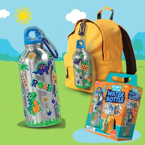 Jouet éducatif pour enfants, kit de peinture et de <span class=keywords><strong>dessin</strong></span> de dinosaures DIY, kits d'art et d'artisanat pour garçons, cadeaux pour enfants, gourde en acier inoxydable pour le sport - Product Image 2
