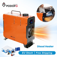 Podofo Diesel-Luftheizung 8000W Hochleistungs-Kabinenheizung LCD-Thermostat Fernbedienung für Auto LKW Wohnmobil Schnelle Erwärmung Entfrostung