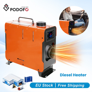 Chauffage à air diesel Podofo 8000W, chauffage de cabine robuste, thermostat LCD, télécommande pour voiture, camion, camping-car, chauffage rapide, dégivrage - Product Image 1