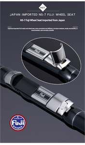 <span class=keywords><strong>Canne</strong></span> à Pêche de Surf <span class=keywords><strong>Lurekiller</strong></span> 4.50M Carbone Haut Module 46T en 3 Sections 100-250G Longcast Action Rapide avec Poignée EVA - Product Image 5