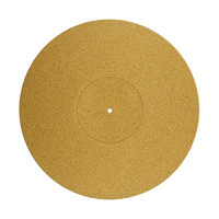 Tapis de glisse pour plateau tournant en vinyle LP de 12 pouces imprimés sur mesure Tapis de glisse en liège avec logo OEM