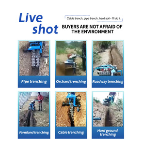 Leverancier Hoge Efficiëntie Pijpleiding Ketting Type Sleuf Graven Machine/Sleuf Machine Voor Boerderij Sleuf Sleuf Machine - Product Image 5