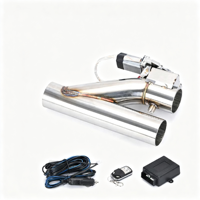 Válvula de Escape Eléctrica LK con Tubo en Y de Acero Inoxidable, Kit Universal de Desvío para Silenciador de 2.5 y 3.0 Pulgadas