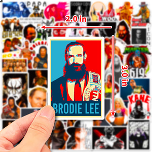 50 autocollants cool de lutteurs célèbres pour bouteilles, ordinateurs portables, vinyle, <span class=keywords><strong>WWE</strong></span> - Product Image 4