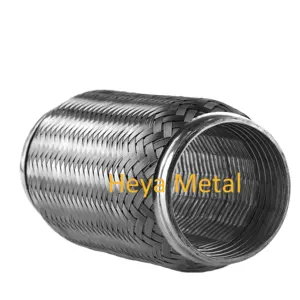 Car Aftermarket Exhaust flexible pipe for exhaust pip system ss auto exhaust bellow with soft wire mesh