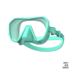 कस्टम लोगो पीसी फ्रेम तरल सिलिका जेल स्कूबा डाइविंग मास्क वयस्कों के लिए समशीशीशा आधा चेहरा स्नॉर्कल मास्क - Product Image 6