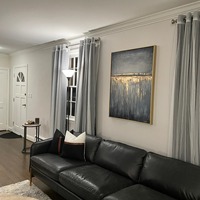 Arte Mural Enmarcado Gold Horizon, Pintura Abstracta en Lienzo Gris Texturizado, Decoración de Sala de Estar, Texturizada en 3D, Hecha a Mano con Óleo