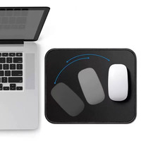 Tapis de souris de jeu en gros avec logo personnalisé imprimé, tapis de souris et de clavier pour gamer, tapis de souris PC noir vierge