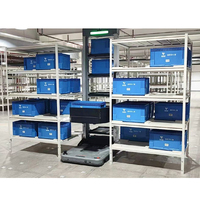 Centre de distribution et logistique Transporteur fourre-tout à charge légère Robot AMR Véhicule de manutention de cartons automatisé