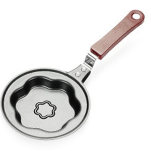 Mini Heart-shaped Metal Frying <b>Pan</b> Non-Stick Enamel Coating Small Kitchen Cookware Breakfast <b>Pan</b> - Product Image 3