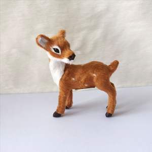 Linda simulada <span class=keywords><strong>Sika</strong></span> Deer Set <span class=keywords><strong>3</strong></span> combinación lindo <span class=keywords><strong>Sika</strong></span> Deer colgante escritorio ventana pantalla Regalo De vacaciones decoración de Navidad - Product Image 3