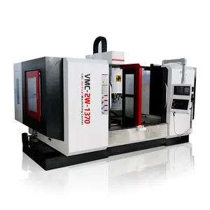 مركز الماكينة العمودية عالي الدقة للعمل الصعب CNC VMC1370 مركز ماكينة قطع الطعام الكبير