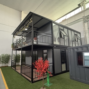 Sẵn sàng để tàu 40ft 20ft prefab Granny phẳng di động mở rộng nhà CONTAINER 5 phòng ngủ đúc sẵn vận chuyển nhà di động - Product Image 1