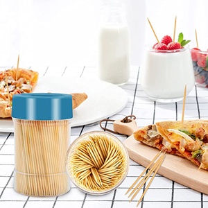 Usine chinoise distributeur de cure-dents de haute qualité CURE-DENTS <span class=keywords><strong>EN</strong></span> BOIS 200 support portable bamtoo cure-dents - Product Image 4