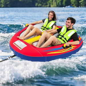 <b>Inflatable</b> <b>Water</b> Tube <b>for</b> Boating Towable with Drainage - Product Image 6