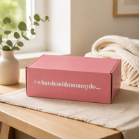 Boîte d'expédition pliable personnalisée de qualité alimentaire, avec logo personnalisé, pour emballage de pâtisserie, de snacks et de cadeaux.