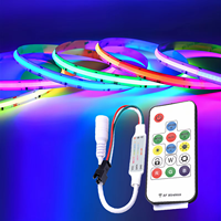 Contrôleur intelligent de bande LED COB RGBIC Dream Color DC5-24V avec télécommande sans fil RF pour bande lumineuse LED